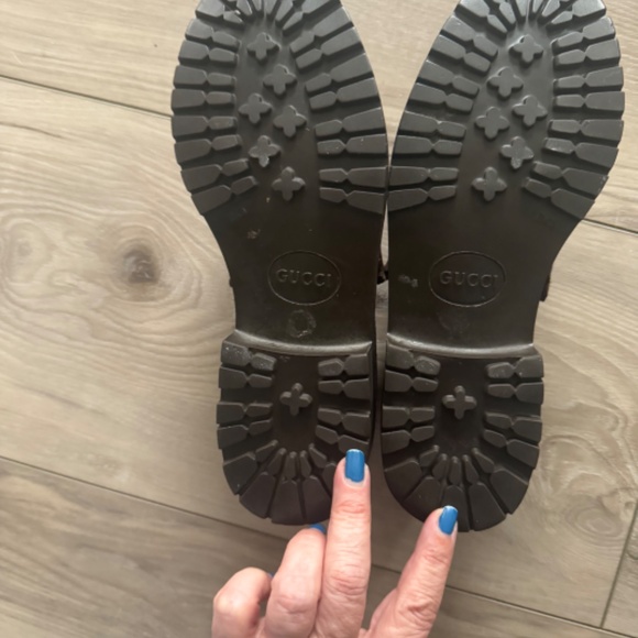 Gucci Brown Suede Loafers size 6 - Picture 4 of 4